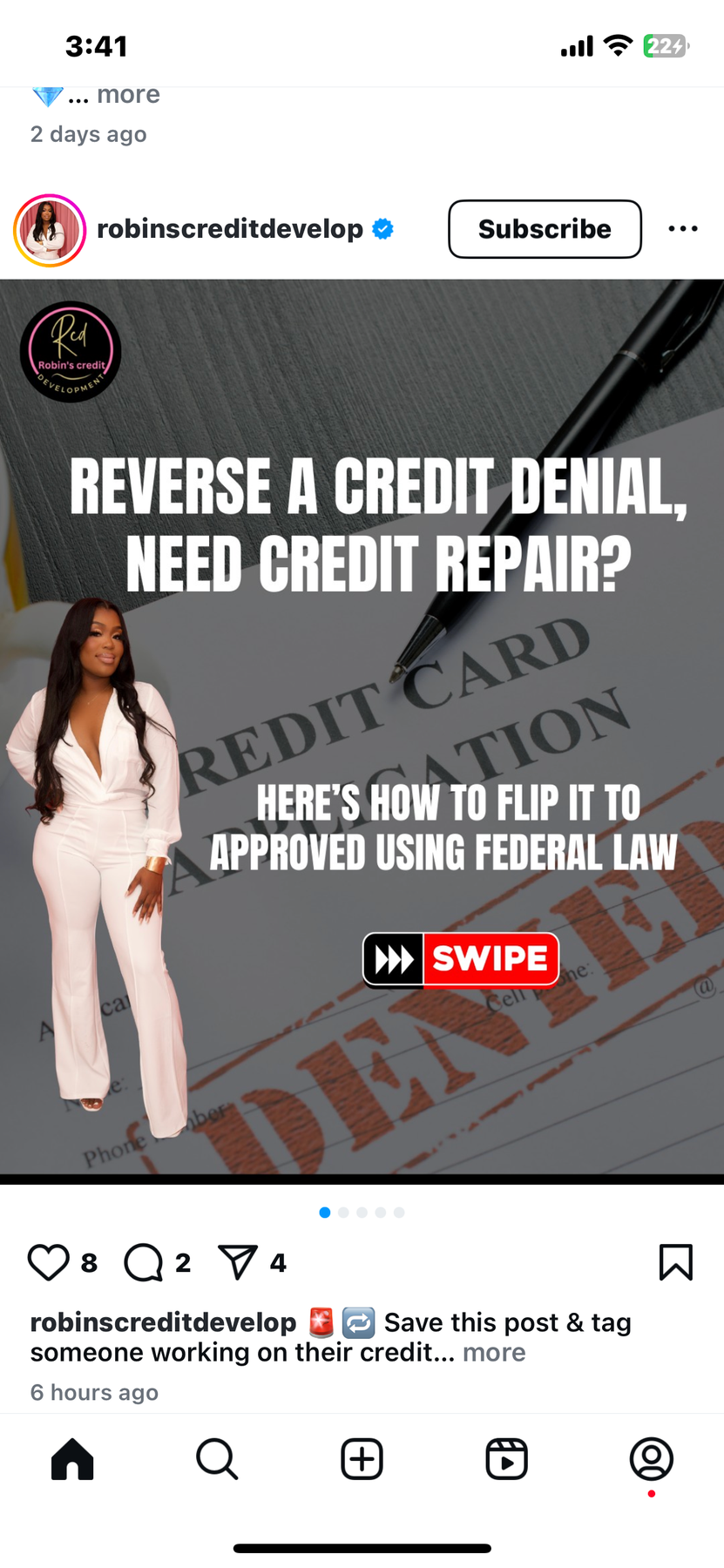 Robin's Credit Development