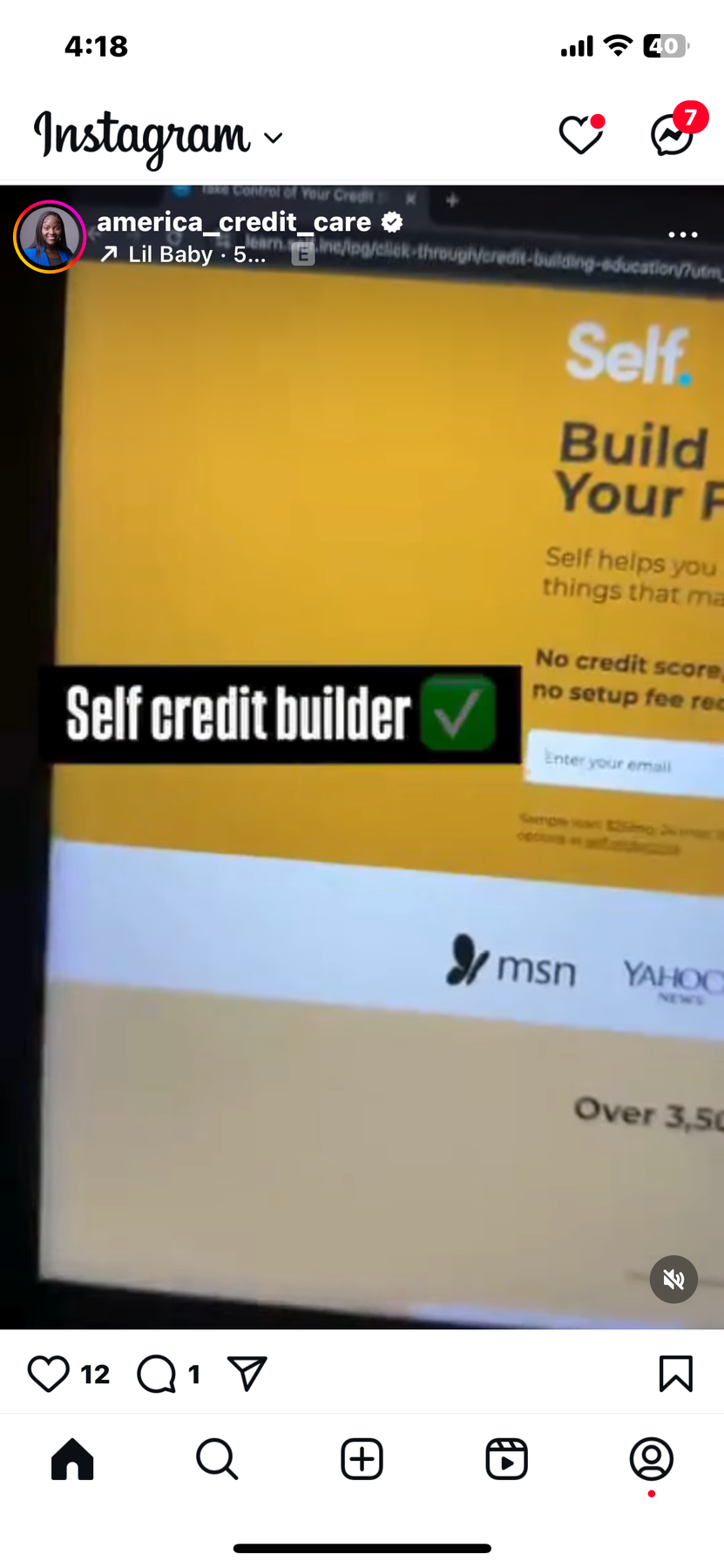 Self Credit Builder