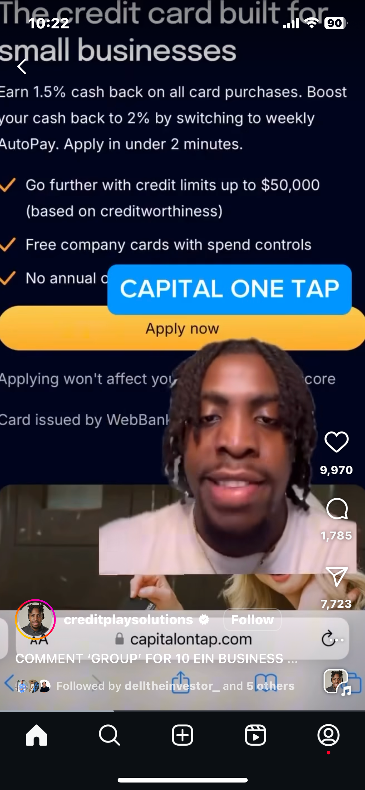 Capital One Tap Business