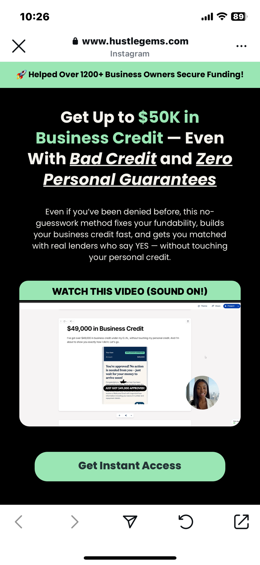 hustlegems Business Credit Course
