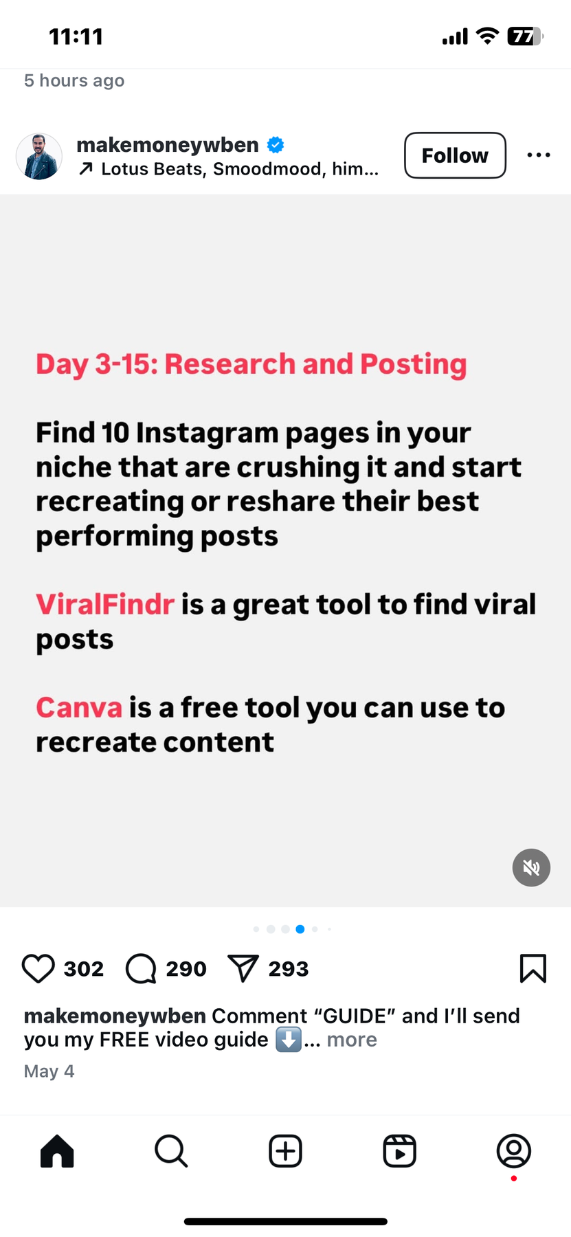 makemoneywben Research and Posting