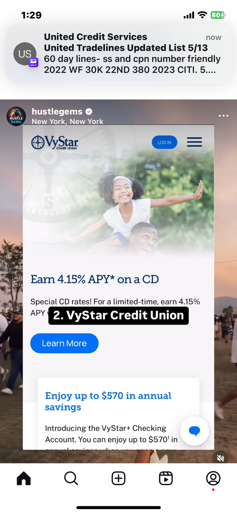 VyStar Credit Union CD