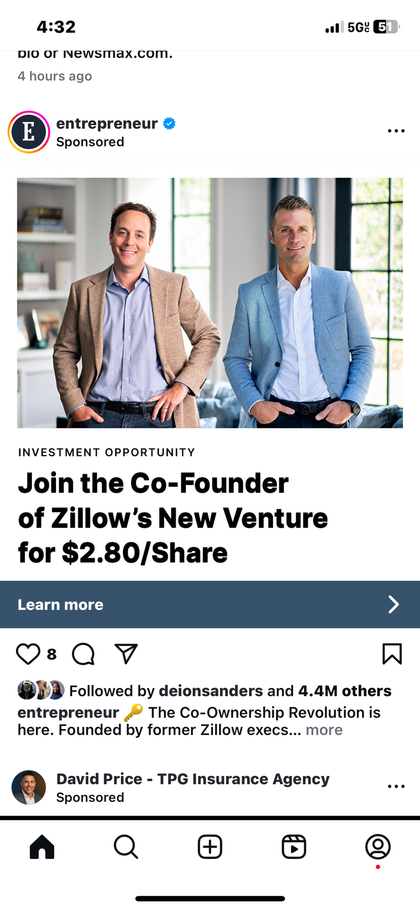 Zillow Co-Founder Investment