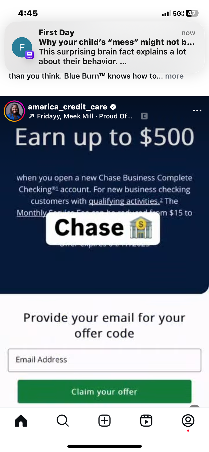 Chase Business Checking $500 Bonus