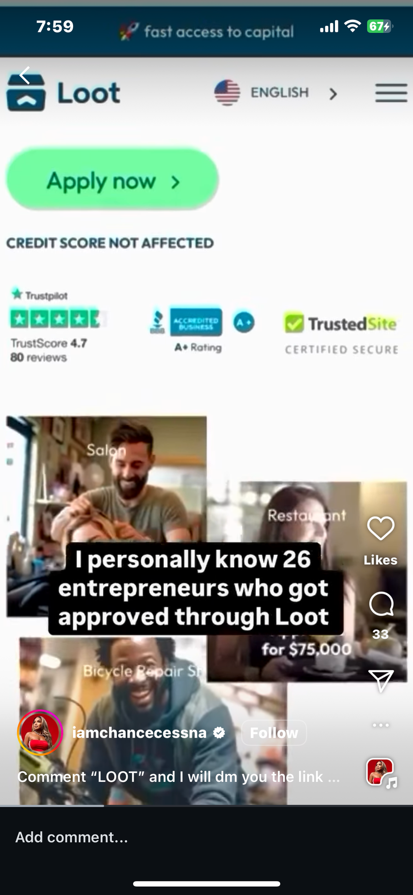 Loot Capital Platform