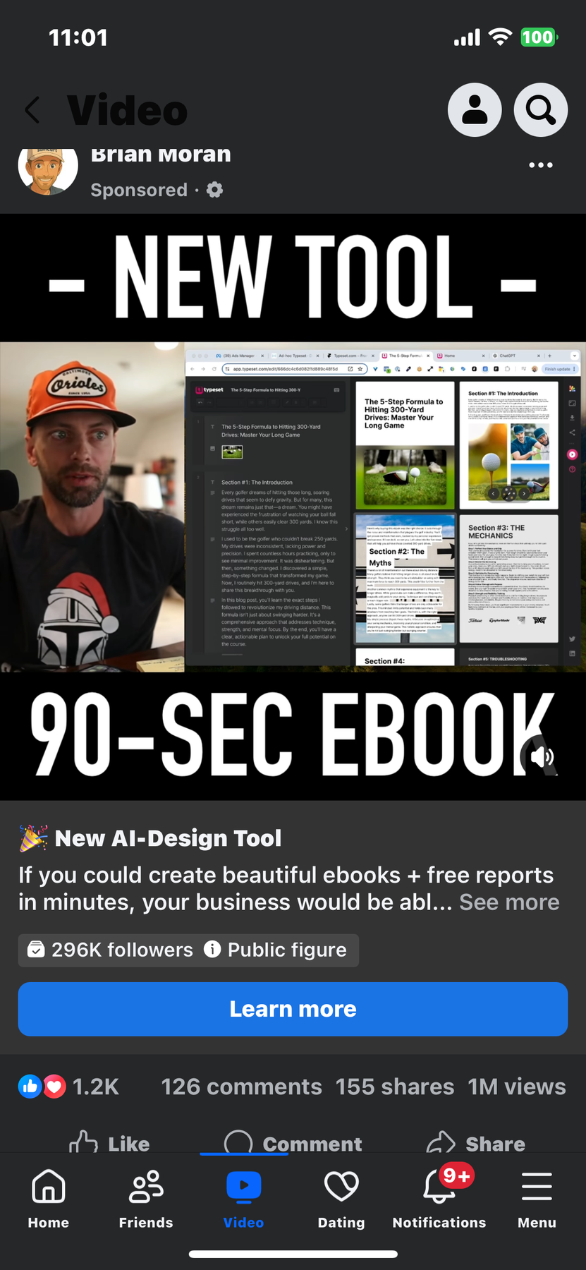 90-SEC EBOOK AI Tool