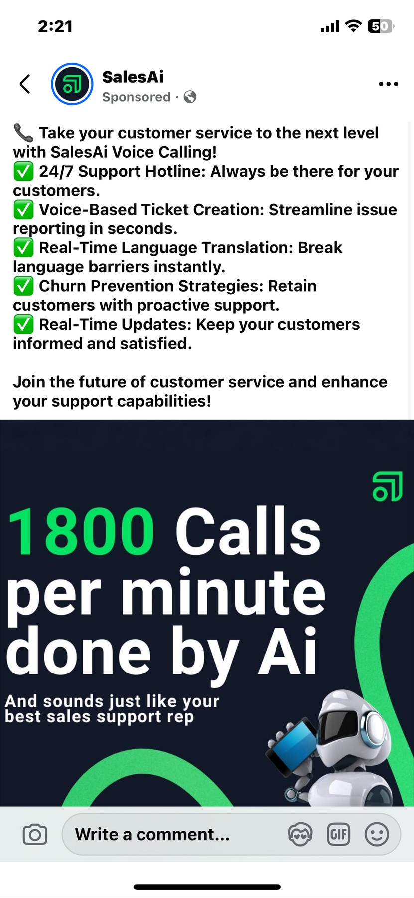 SalesAi Voice Calling