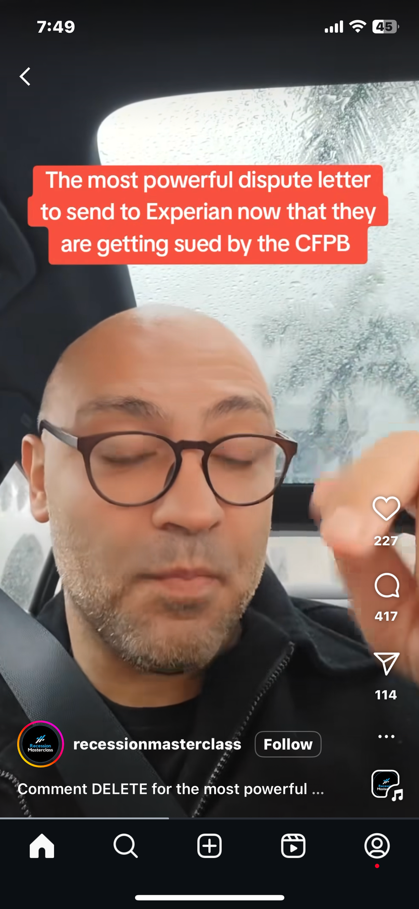 CFPB Experian Dispute