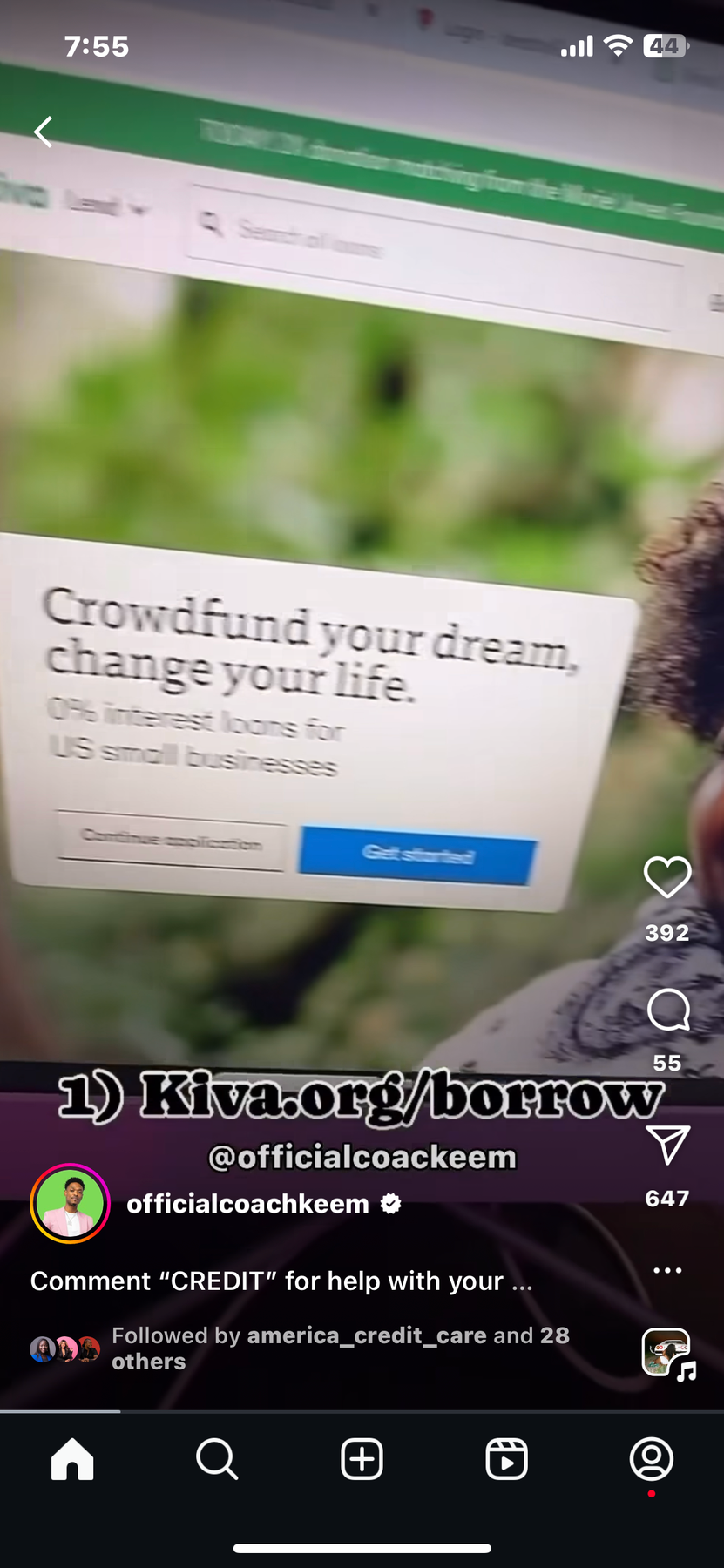 Kiva 0% Interest Loans