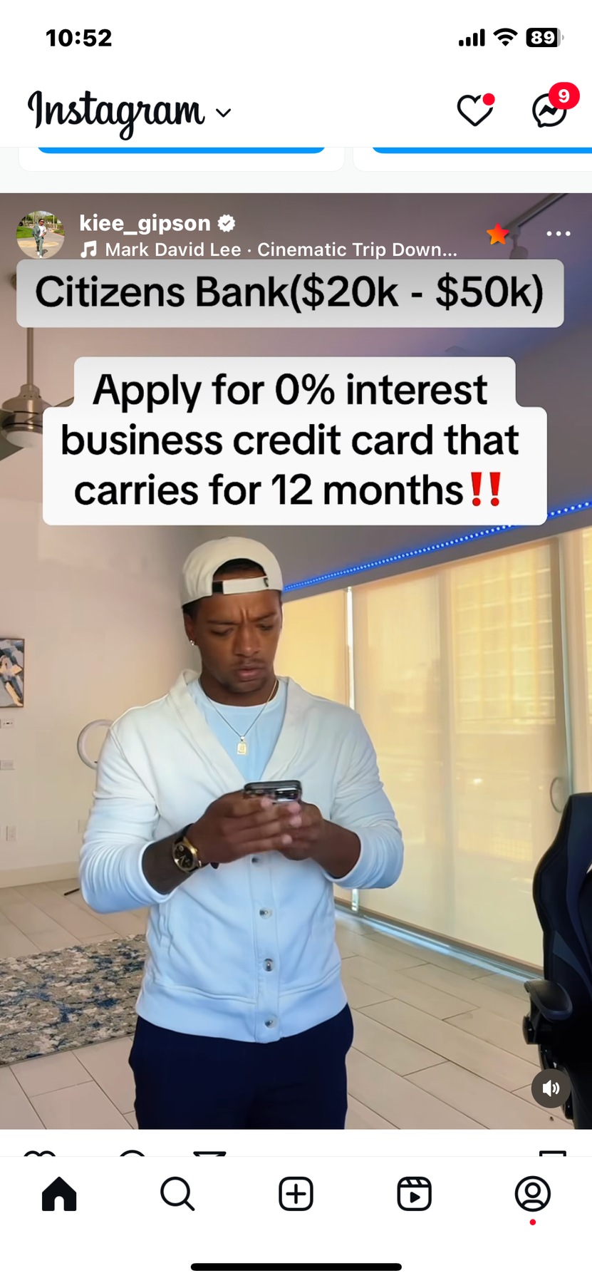 Citizens Bank Business Card