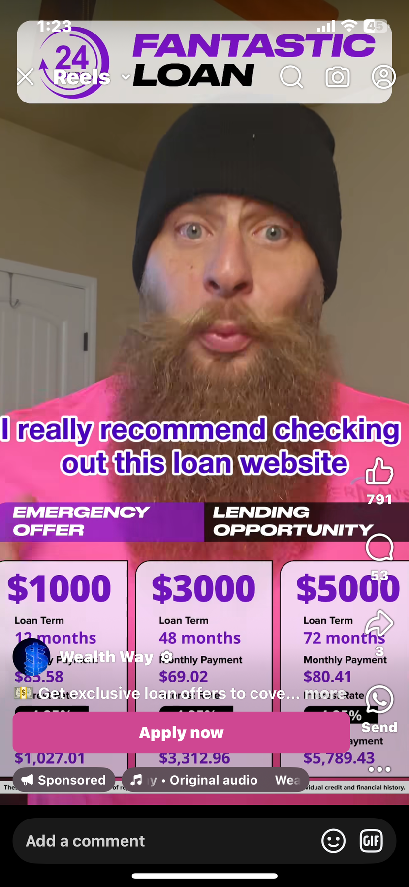 Fantastic Loan Warning