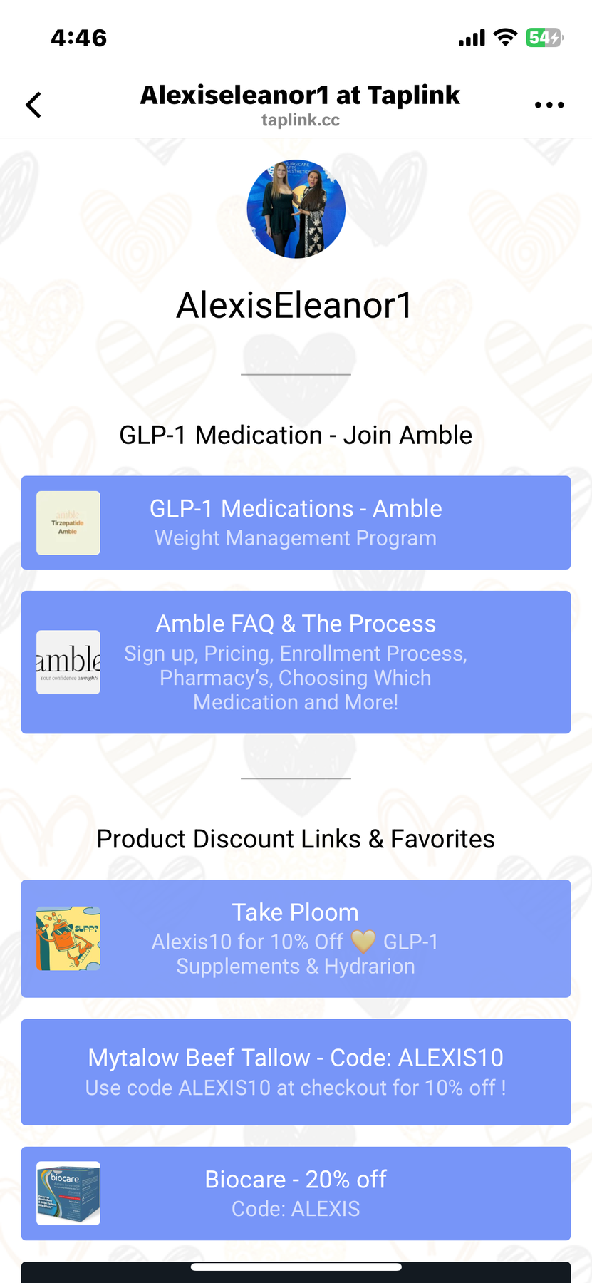 AlexisEleanor1 GLP-1 Links