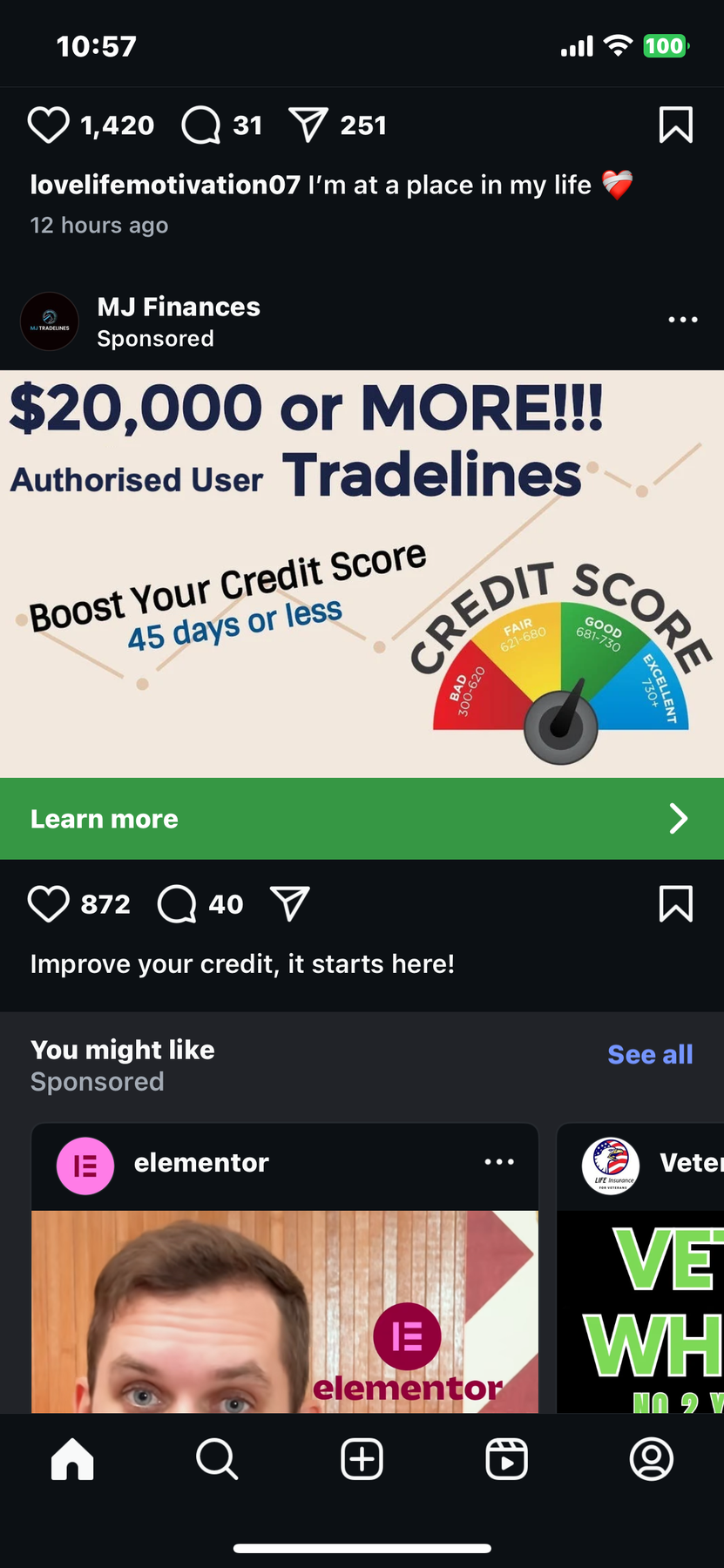 MJ Finances Tradelines