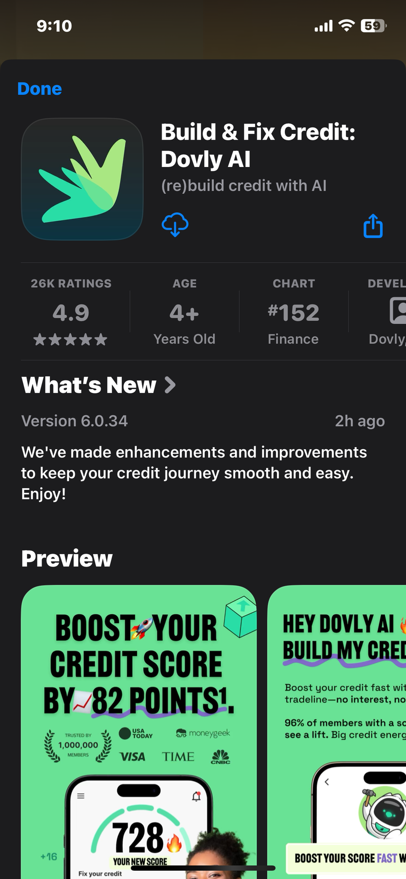Dovly AI Credit App