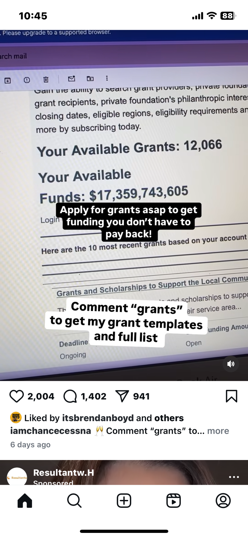 iamchancecessna Grants Database