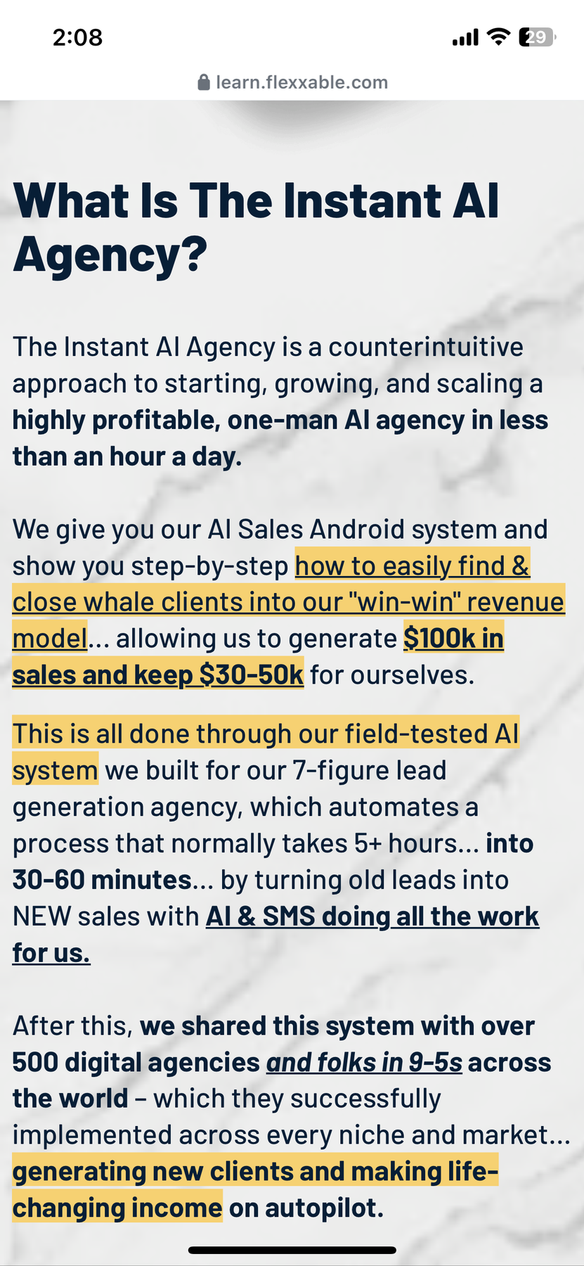 Instant AI Agency Flexxable