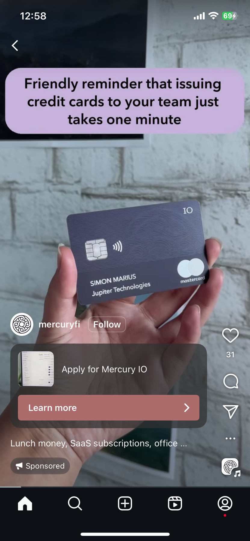 Mercury IO Business Banking