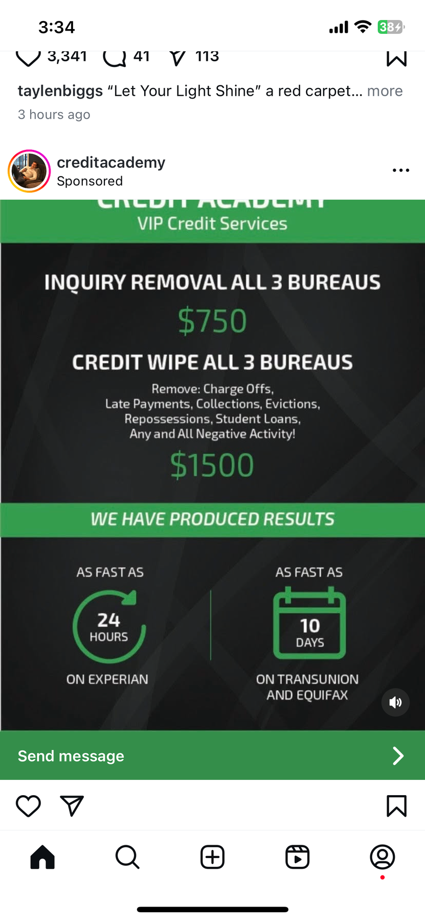 Credit Wipe Scam