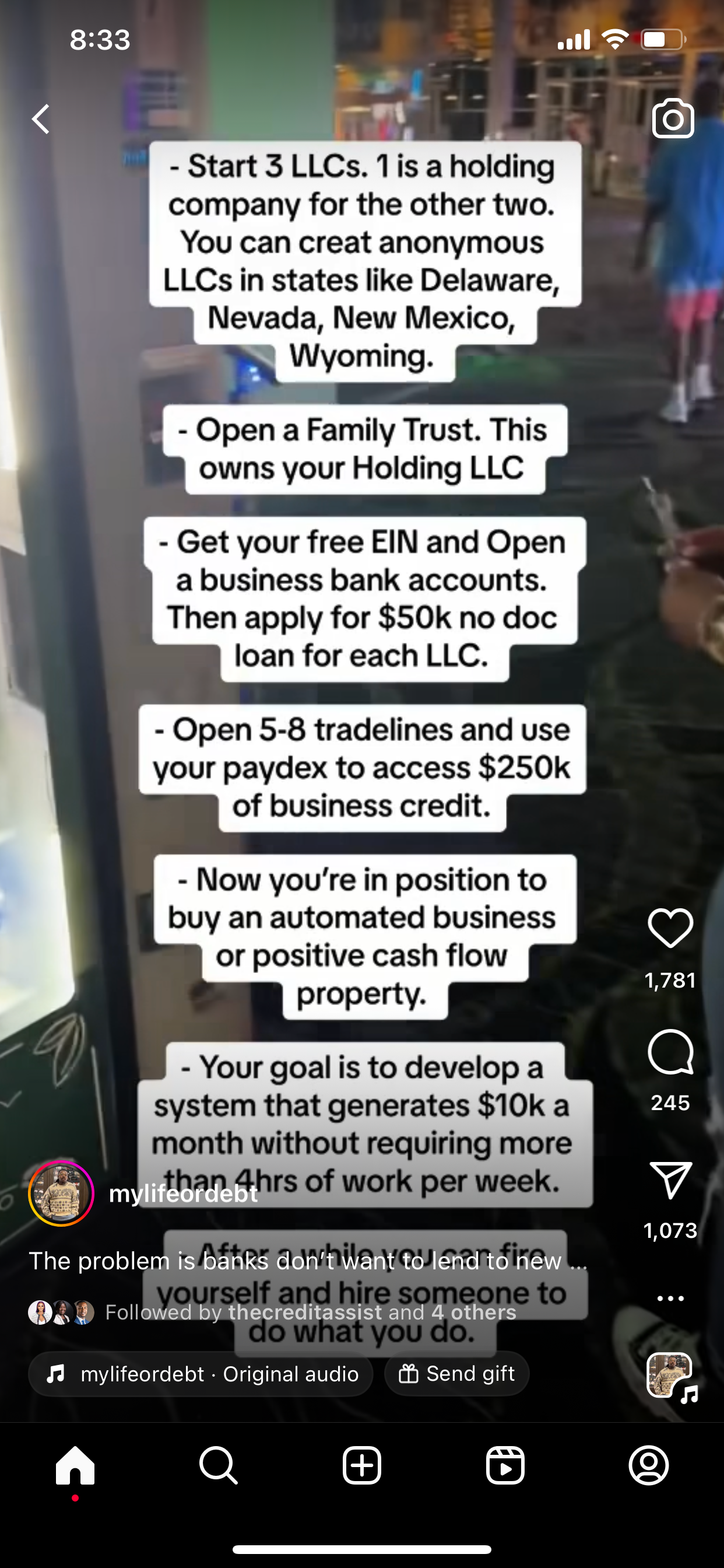 Multiple LLC Strategy