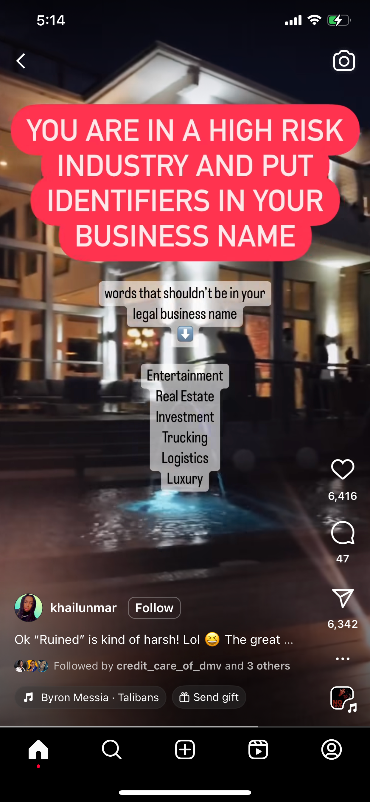 High-Risk Merchant Words