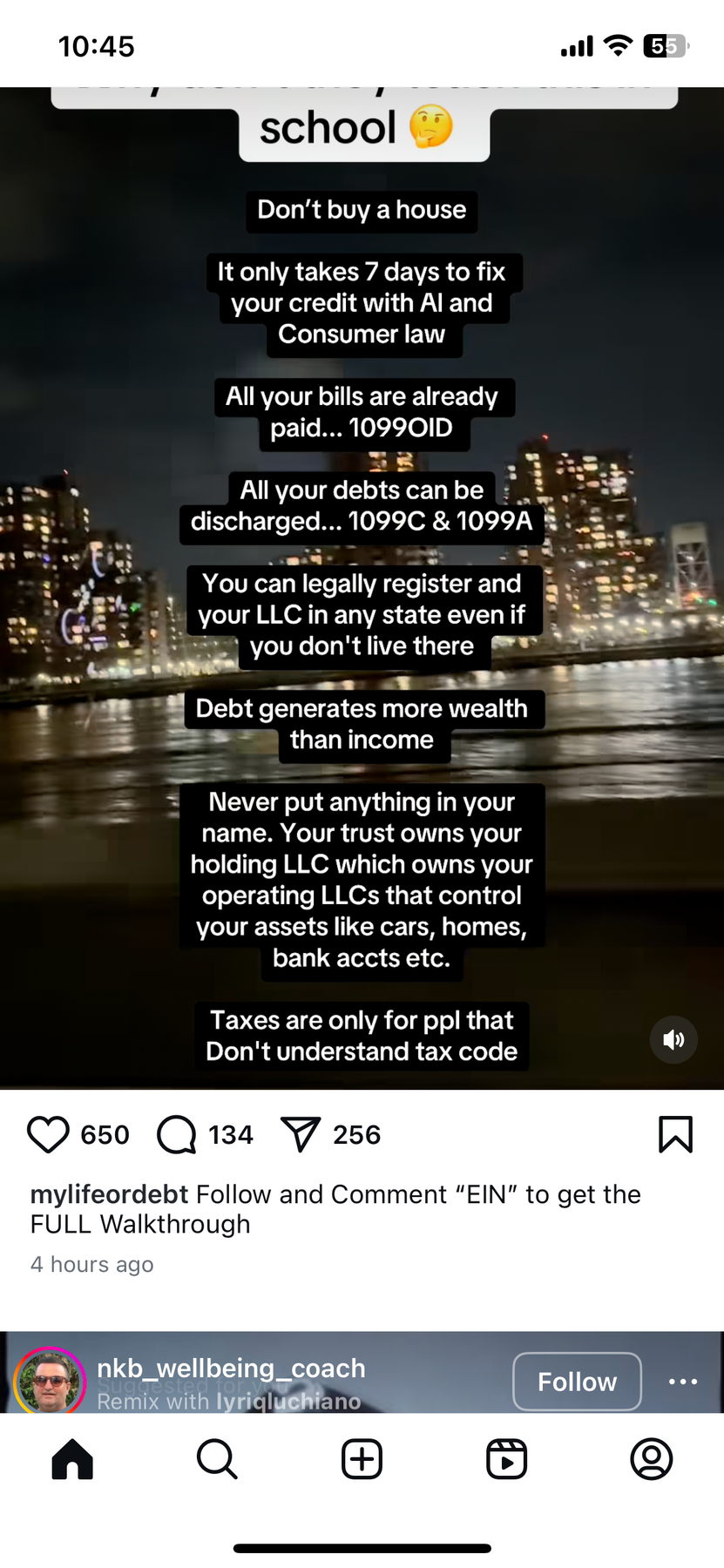 1099-OID Scam Warning