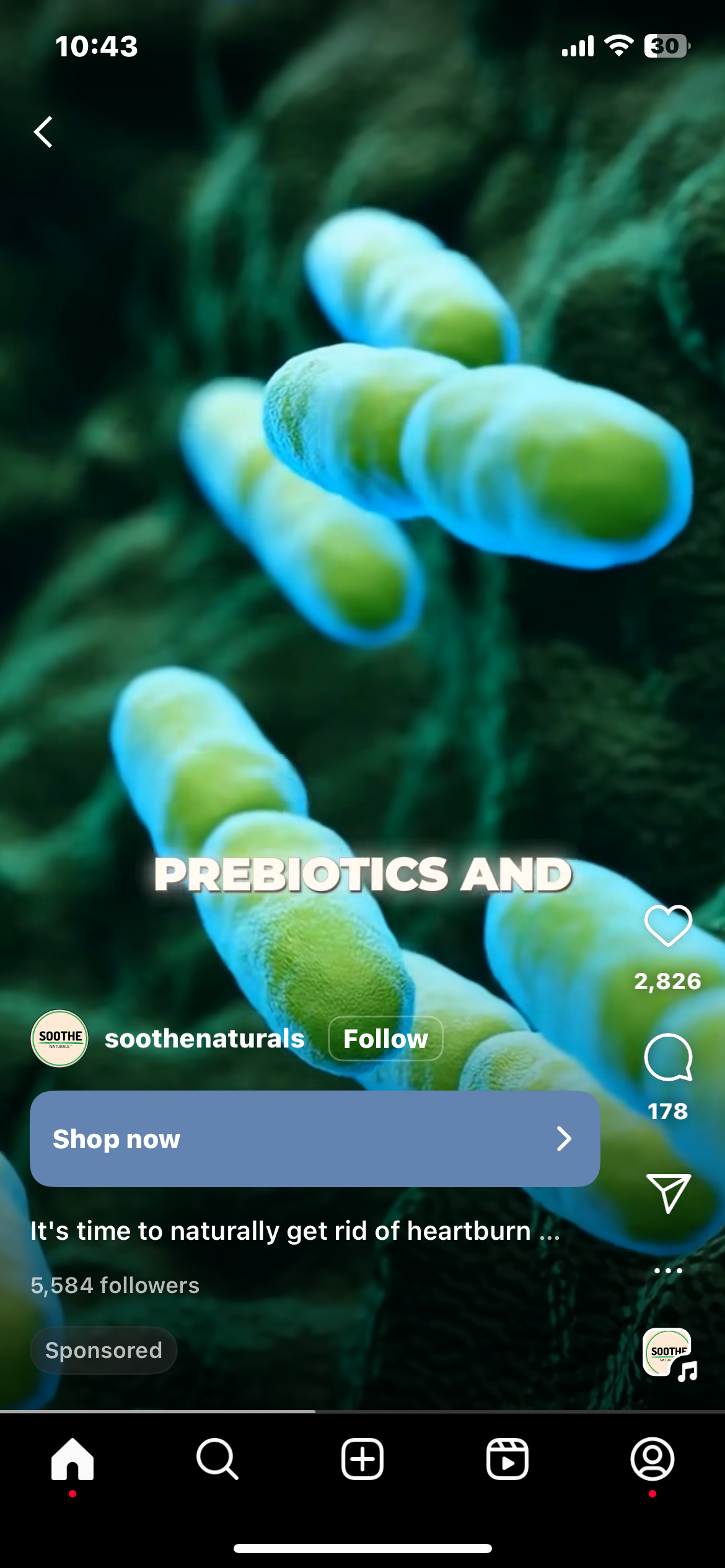 Prebiotics Supplement Ad